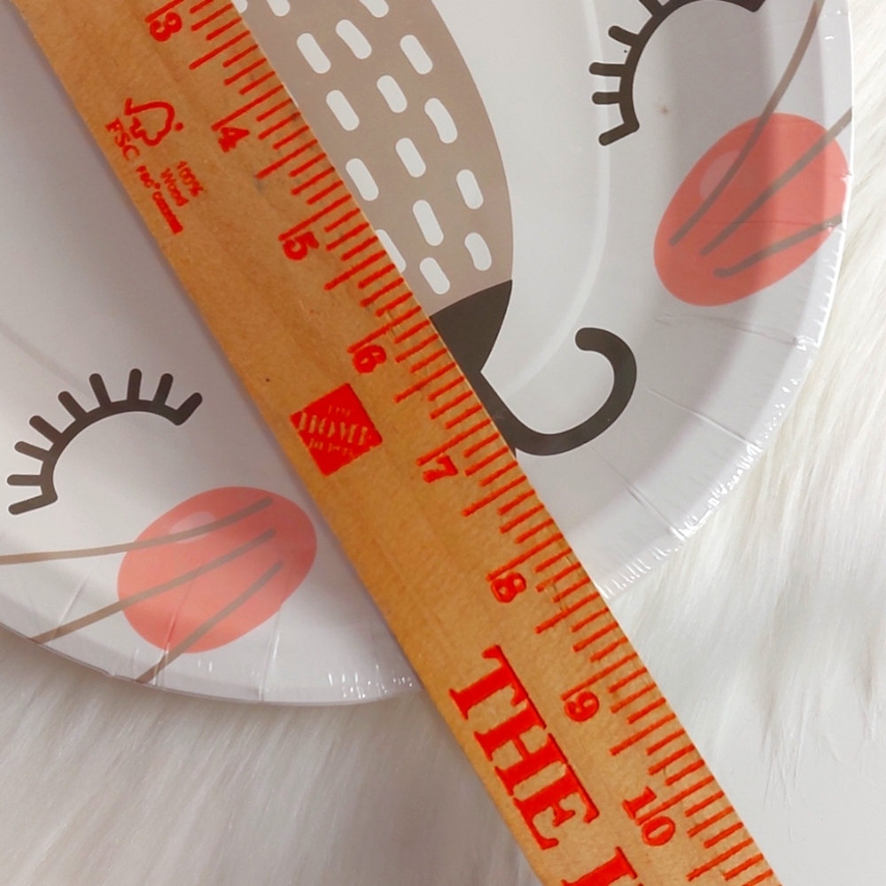 Disposable Kitty Design Plates - Picture 4 of 6